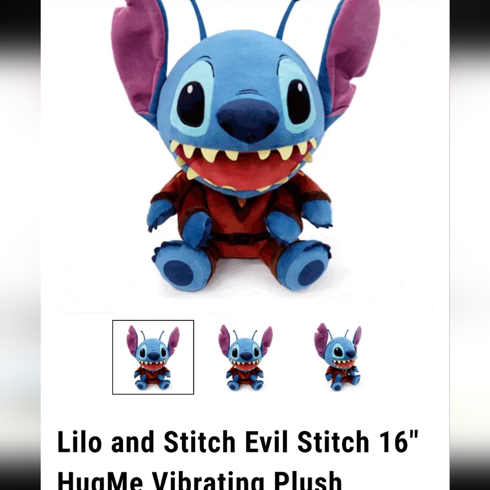 Evil Stitch Plush Kidrobot